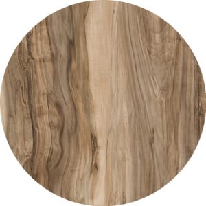 Tablero de mesa Werzalit WER-WOODART, Indian Shesman 4525, 60 cms de diámetro