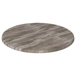 Tablero de mesa Werzalit WER-WOODART, Roble Islandía1 4621, 70 cms de diámetro