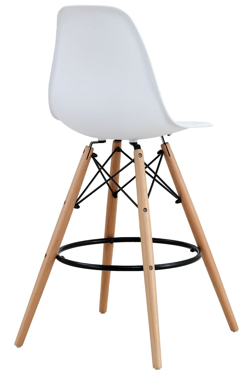 Taburete STAR (SU), madera, carcasa blanca - Imagen 4