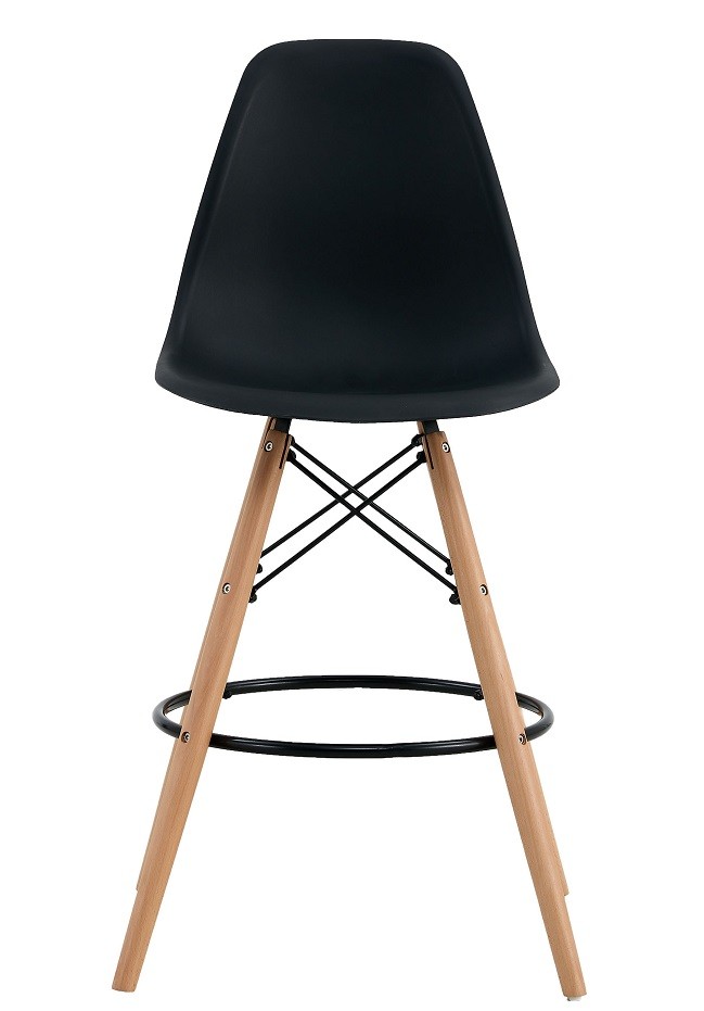 Taburete STAR (SU), madera, carcasa negra - Imagen 2